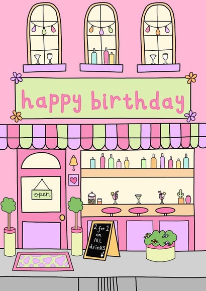 Girly Birthday Bar created by Sarah’s Little Shops