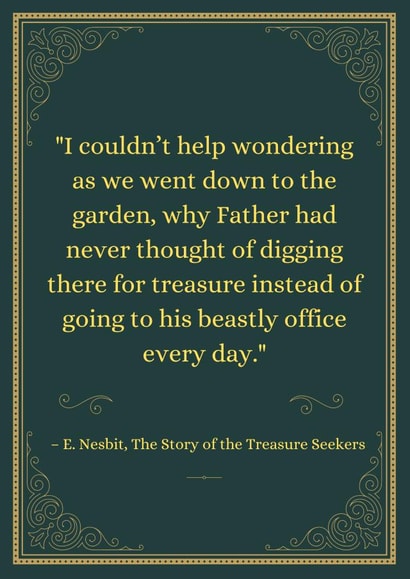 Classic literary Father's day card created by Book Club Designs