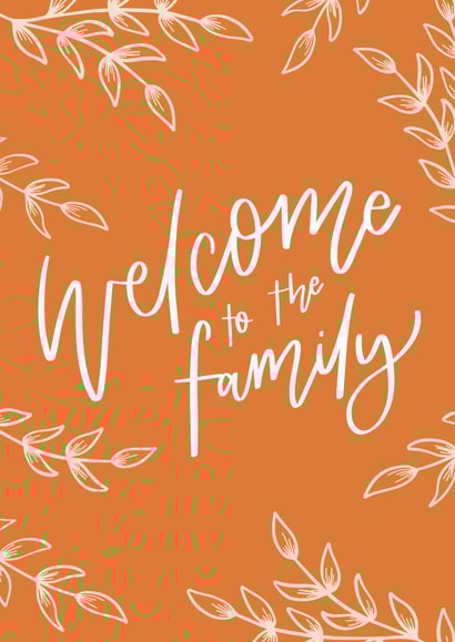 Welcome to the Family - Wedding Card created by Heather Kauffman