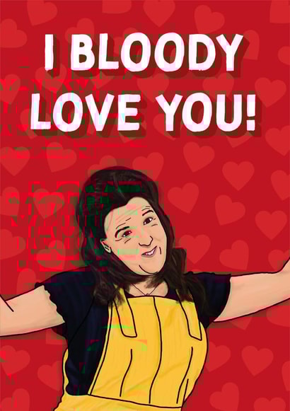 Rosie Jones I Love You card created by Cards from Designers