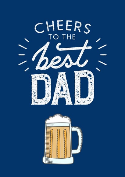 Best Dad Beer Father's Day or Birthday Card created by Betty & Nell