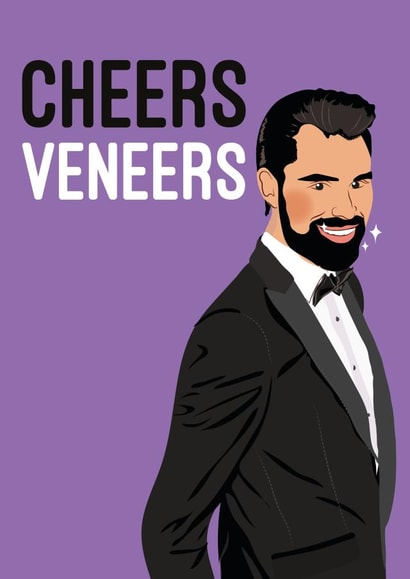 Rylan Clark-Neal Cheers Veneers Card created by Quitting Hollywood