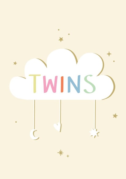 Twins Congratulations created by Print is the New Black