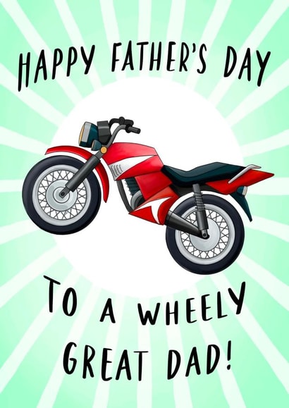 Wheely Great Dad! Card created by Poppy & Mabel 