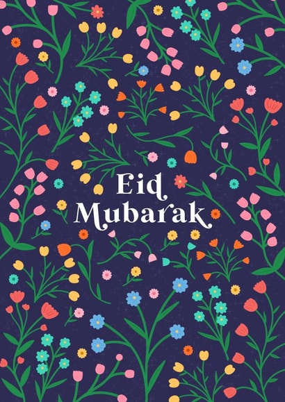 Floral Eid Card  created by Kamiya Chirodian