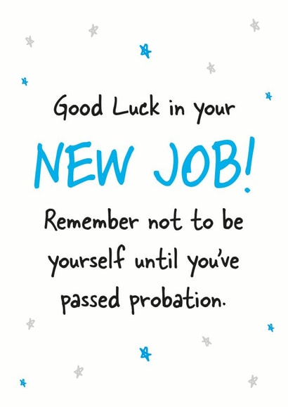 Good luck in your new job! created by Superlush Cards