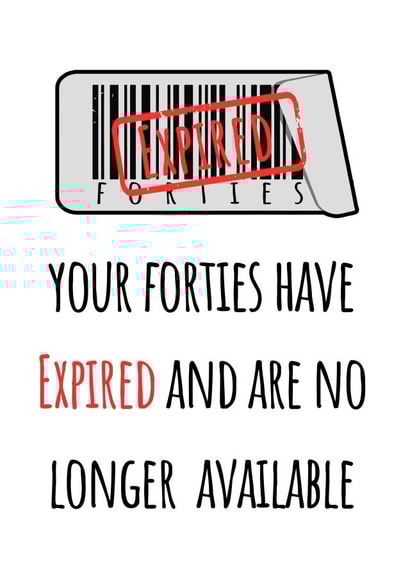 Funny 50th Birthday Card created by Hint of Sarcasm