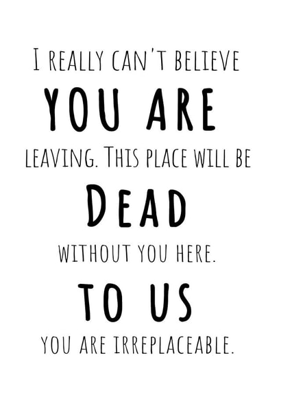 Funny coworker leaving card 1002 created by Hint of Sarcasm