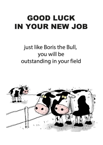 A card for anyone starting a new job created by Scribbly Diddly