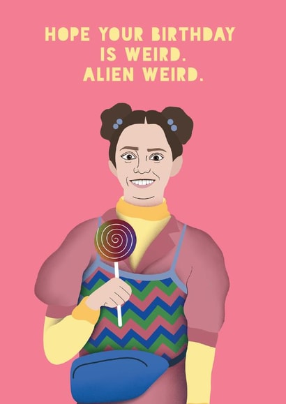 Lily Sex Education Alien Birthday created by Lucy Maggie Designs