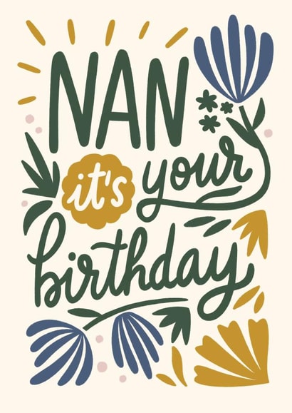Nan it's your birthday created by Natalia Gonzalez