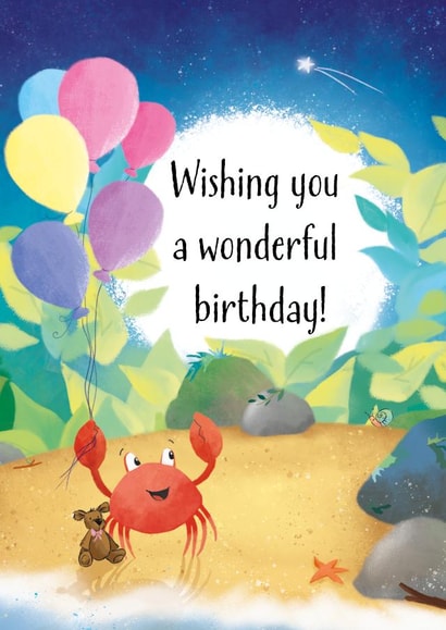 Wishing you a wonderful birthday! created by Crabbit Chops!