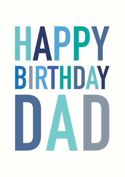 Happy Birthday Dad created by Studio 9