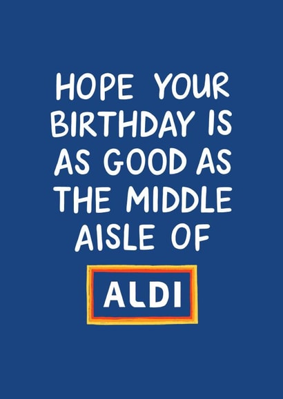 Middle Aisle Of Aldi 1001 created by Nicola Watson