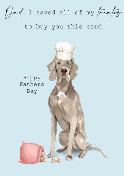 I saved all my treats to buy you this card created by 25Seven