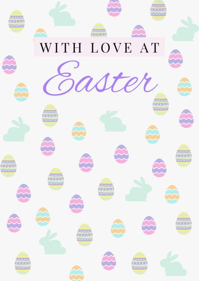 Easter Card 'With Love at Easter' created by Confetti Cards