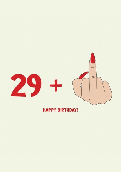 29 + 1 - 30th birthday card created by Jamie Lindsay