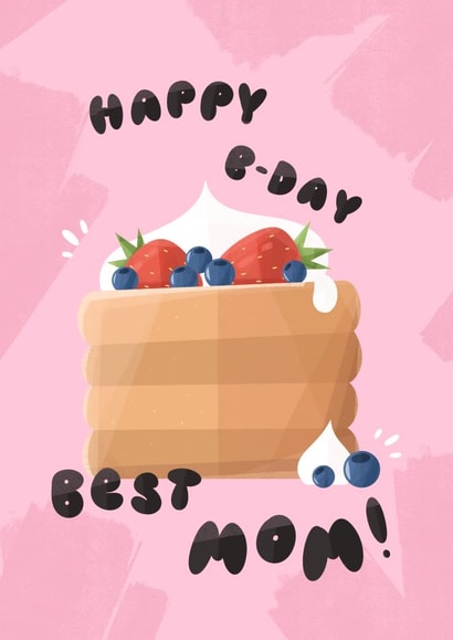 Mother’s birthday card created by Marina Kromitsyna