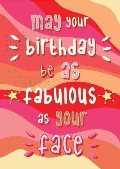 Birthday Fabulous - Happy Birthday Card created by @Laura Lonsdale Designs