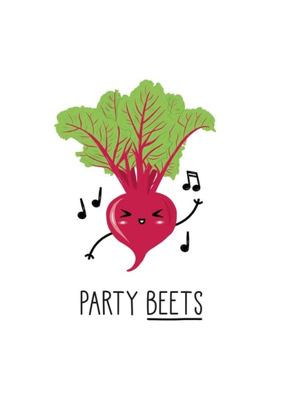 Funny Birthday Card, PARTY BEETS created by Just Joy Designs