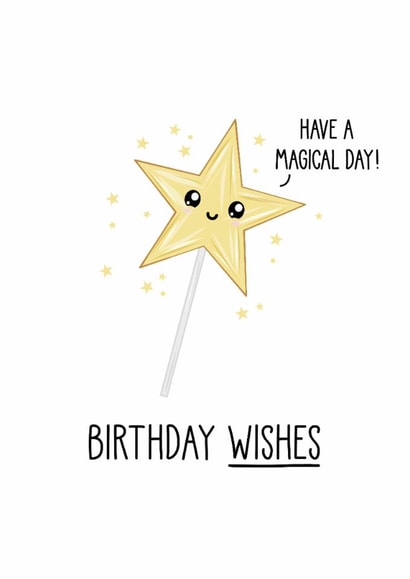 Funny Birthday Card, BIRTHDAY WISHES created by Just Joy Designs