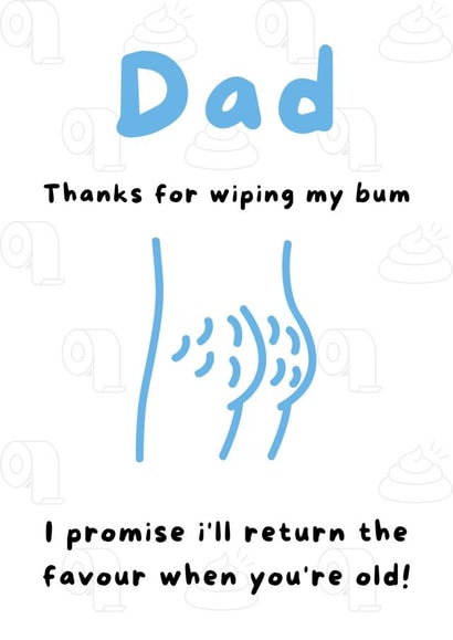 Funny Dad Card created by Gemma Clark 