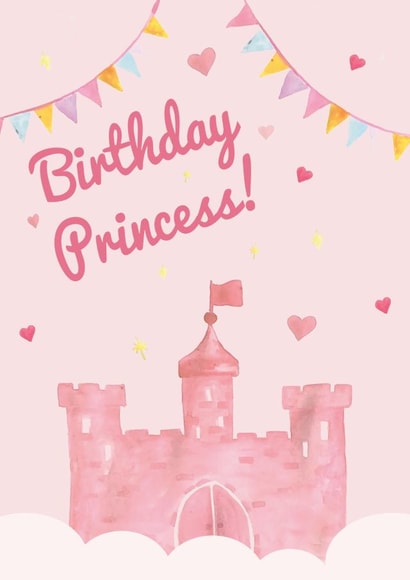Birthday Princess card created by Annie Moon 