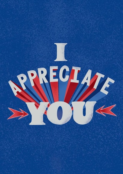 Ted Lasso "I Appreciate You" Card created by Rebecca Duncan