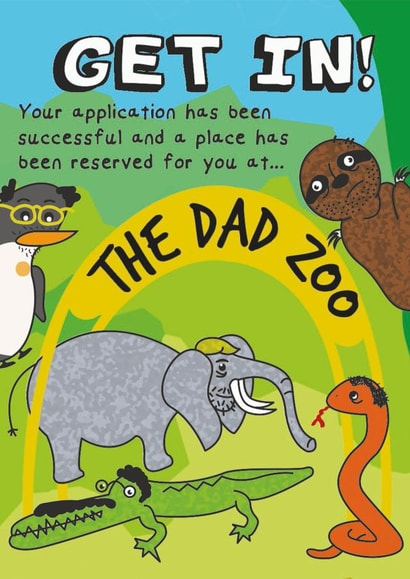 The Dad Zoo Card created by Sugarybenny