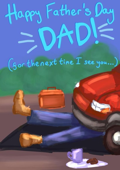 Happy Father's Day Dad! Card created by C.F. Allen 