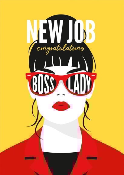 New Job Congratulations Card for her. created by Diva Doodle Designs