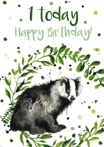 1 Today Birthday Card created by Splatterworks