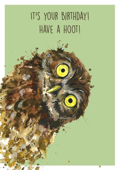 It's your birthday! Have a hoot! created by Splatterworks