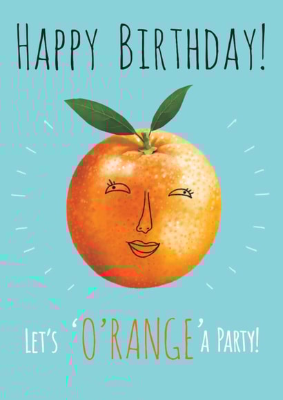 Let's 'O'range' a party! created by studio 10