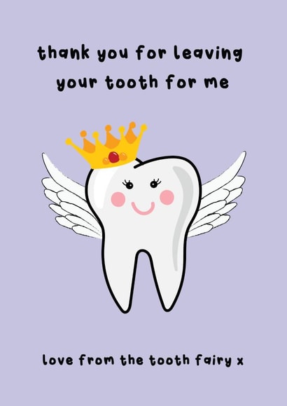 Tooth Fairy Card created by @Laura Lonsdale Designs