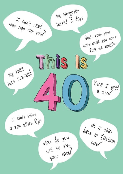 This Is 40 - Happy 40th Birthday created by @Laura Lonsdale Designs