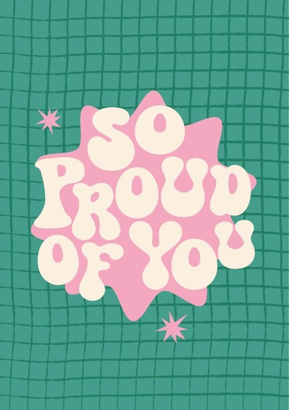 Retro Congratulations Card created by Proper Good