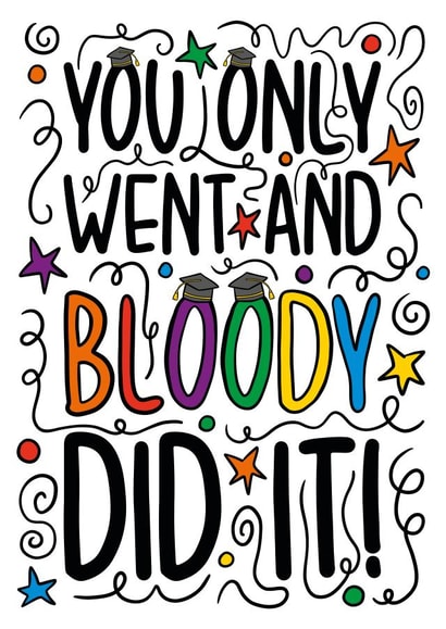 You Did It Graduation Card created by TeePee Creations