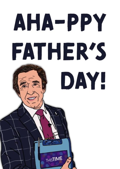 Alan Partridge AHA-ppy Father's Day Card created by Cards from Designers