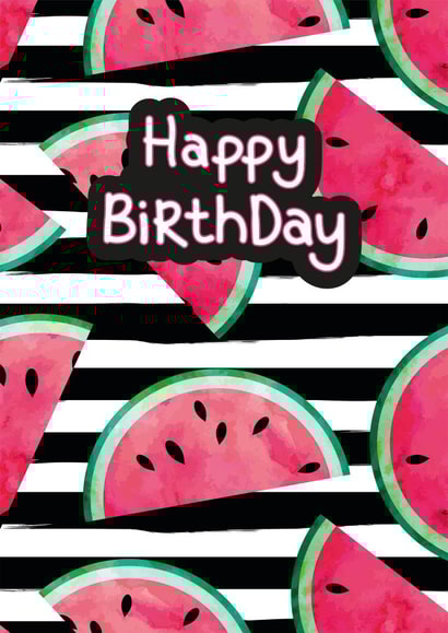 Juicy melon Birthday created by Holly Tillier