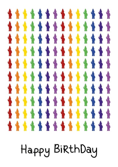 Gnome Birthday Card created by Holly Tillier