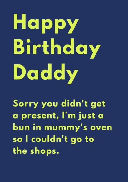 Fro daddy's birthday - from the bun in mummy's oven. created by A Mother Place