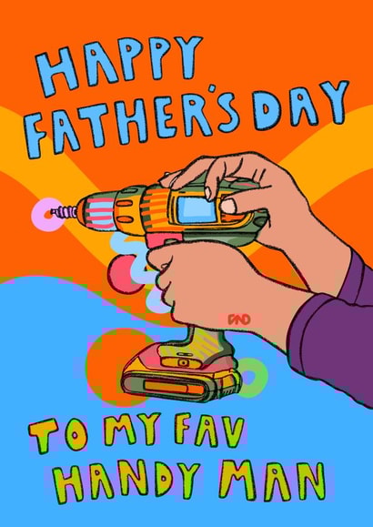Father's Day Handy Man Card created by Freya Niamh Design