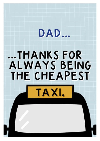 A fun, jokey Father's Day card for your Dad created by Amy Writes