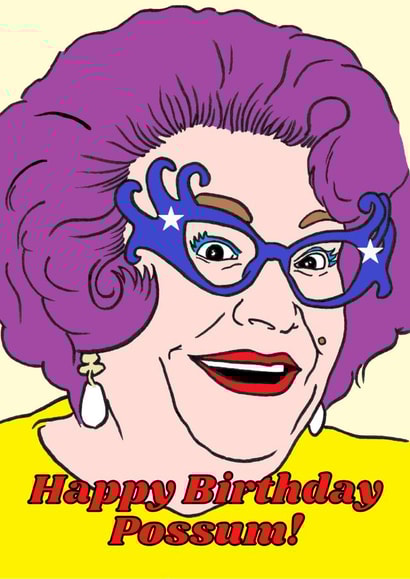 Happy Birthday Possum! created by Bearly Adequate Cards