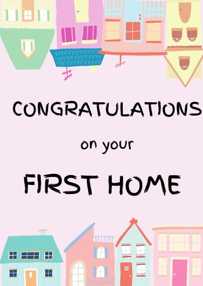 First home card created by Gemma Clark 