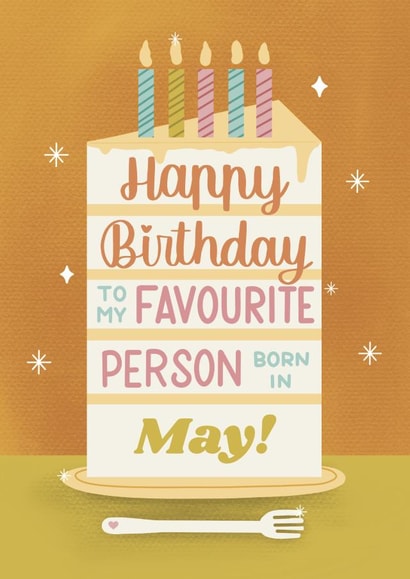 May Birthday Card created by Daksha Giri