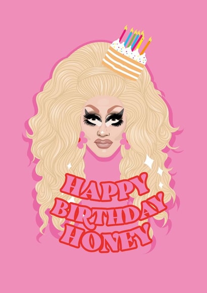 Trixie Mattel Happy Birthday Hunny RPDR Rupaul's Drag Race created by PonyChops