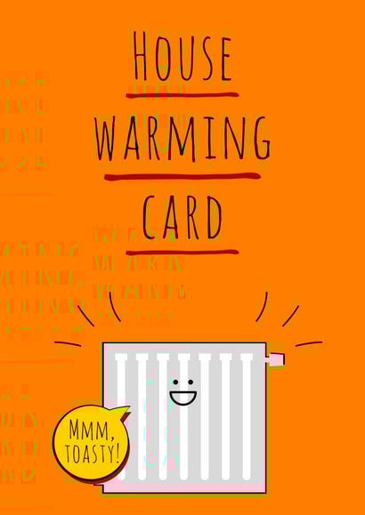 Funny Radiator New Home Card - House Warming Card created by Designs by Elena