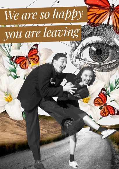 Leaving do created by Werlang Paper